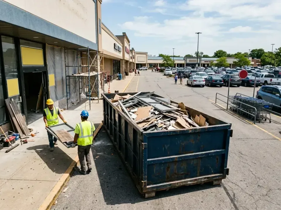 retail-store-renovation-debris-003 — frequently asked questions, Roll-off Dumpster Rentals in Portage, PA